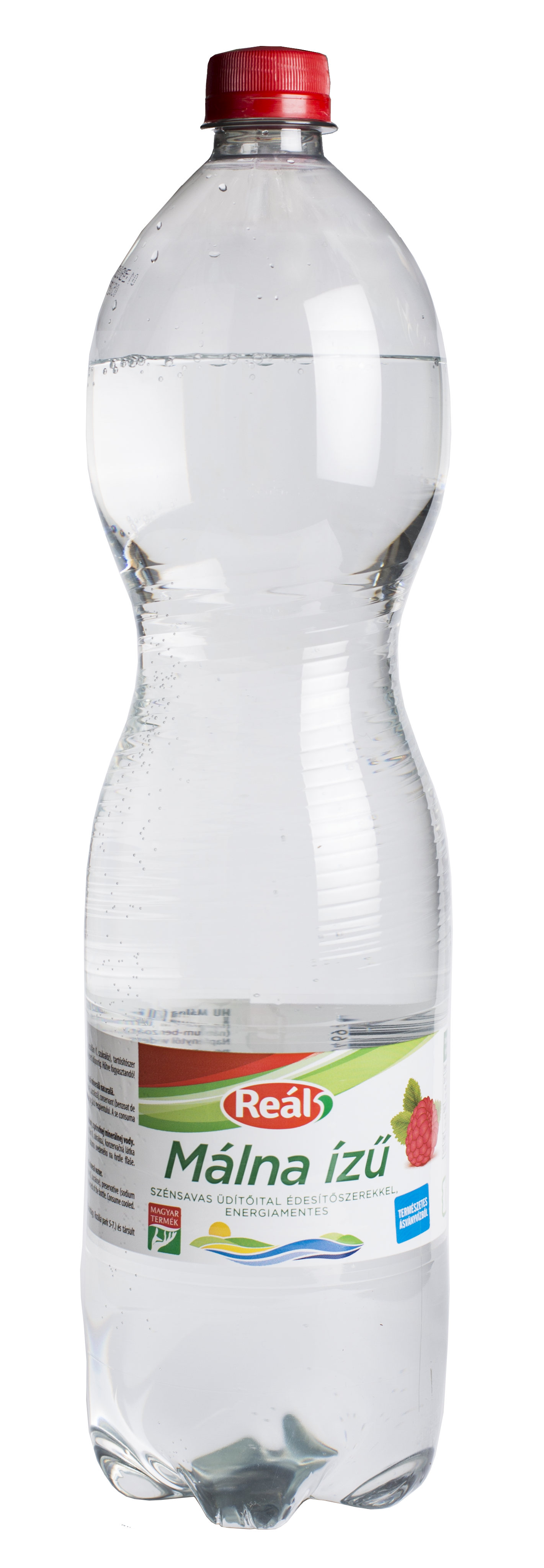 Reál Málna ízű szénsavas üdítőital édesítőszerekkel 1,5l